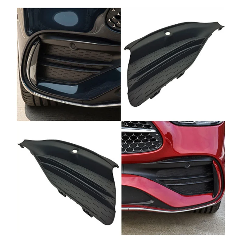 J1UL1N Car Front Bumper Ventilation Grille Fog Light Grille Trim Cover 2068854105 2068854205 For Mercedes-Benz W206 2021-2024