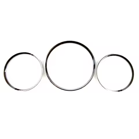 Styling Dashboard Gauge Ring Set For Mercedes Benz W163/ ML（Chrome Silver / Matt Silver ）