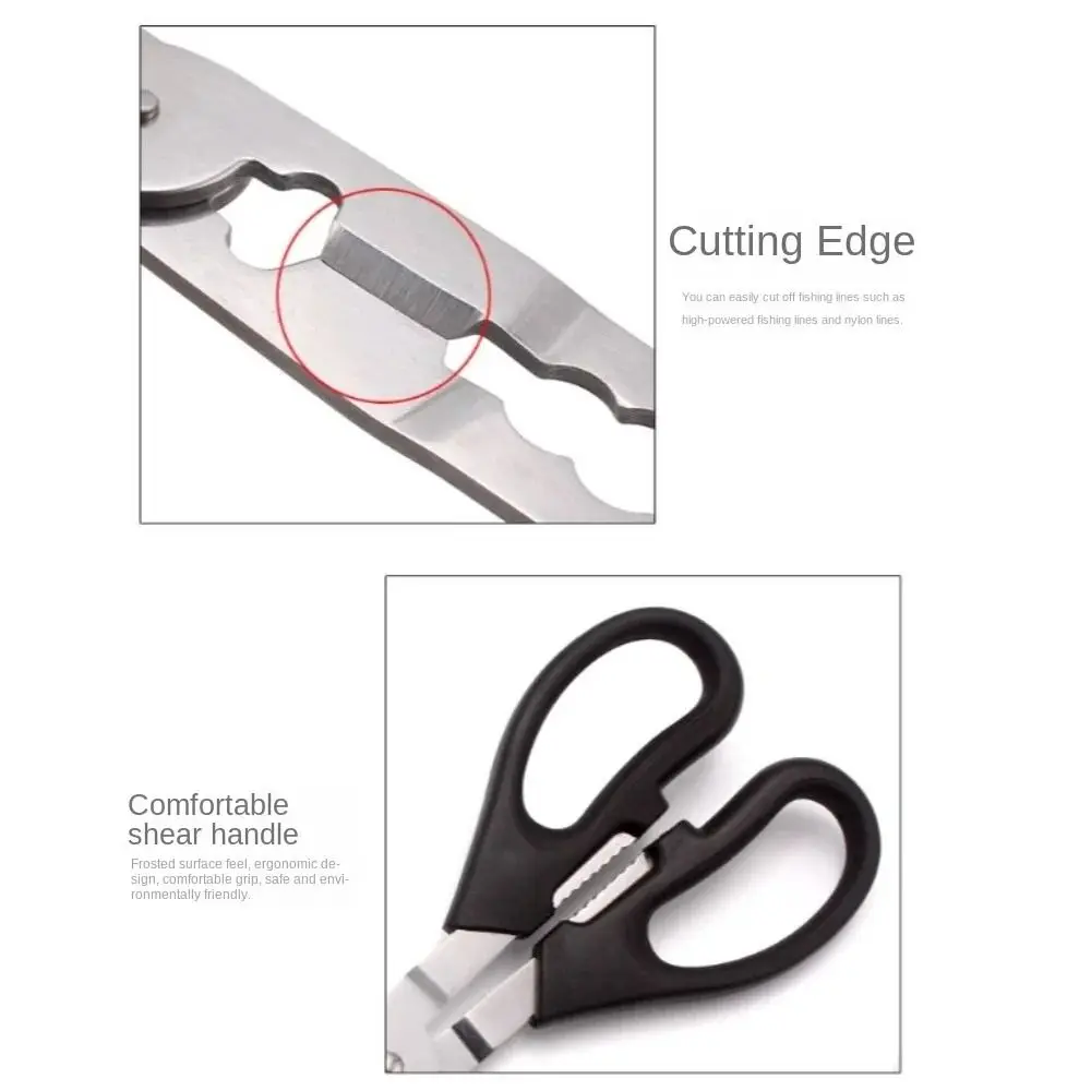 

Stainless Steel Stainless Steel Long Fishing Pliers Comfortable Grip Strong Locking Fish Crab Grabbing Clamp Control Antiskid
