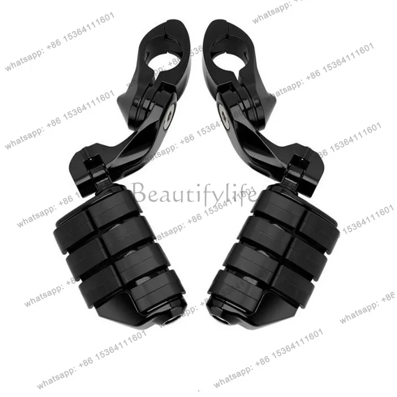 Motorcycle general style various metal electroplated rubber pedal bracket set