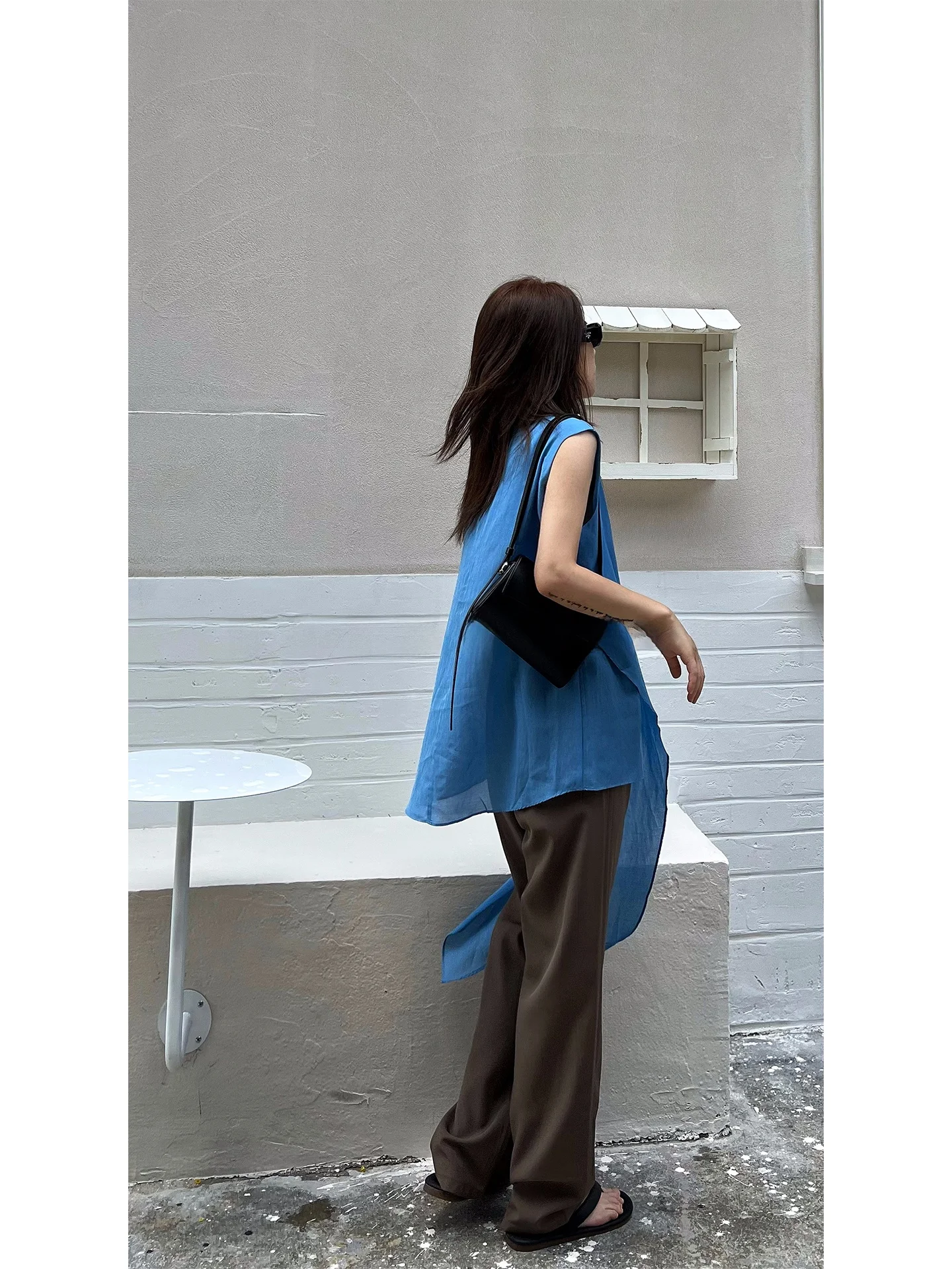 

Новинка! Летний женский топ May Muziya High-End Sensation с завязками на талии, универсальный, стройнящий, дышащий, в корейском стиле.