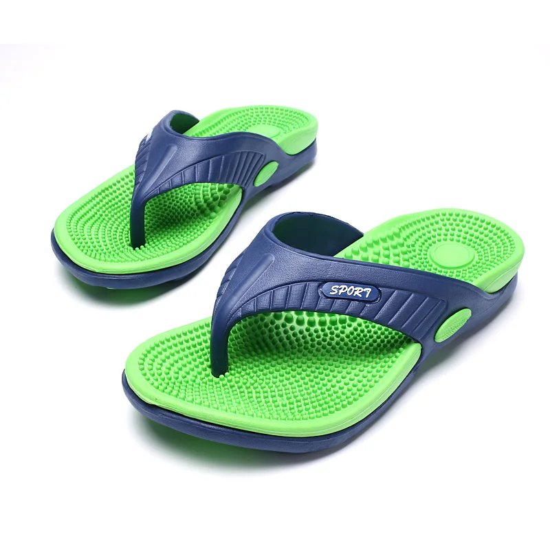 Fashion Flip Flops Mens Thong Sandals Summer 2024 New Men Shoes Massage Sole EVA Non-slip Slippers Outdoor Indoor Beach Sandals