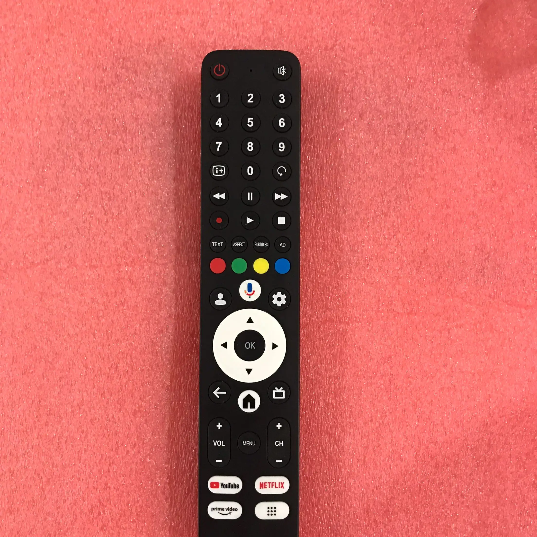

Original remote control RC2101 for Sharp Smart LED TVs 4T-C50FJ1X, 4T-C55FJ1X, 4T-C65FJ1X, 4T-C75FJ1X, and SH-V10