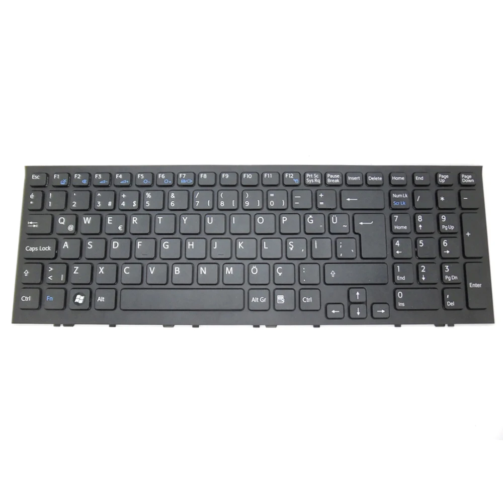 Turkish TR Laptop Keyboard For SONY VPC-EH VPCEH 148970991 AEHK1A00010 V116646E Black With Frame New