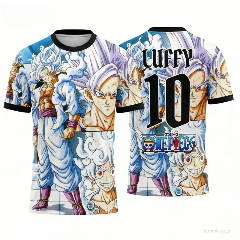 Kinder One Piece T-Shirt Nami Art Print Sommer Casual Jungen Kleidung Mädchen Kurzarm Herren Jersey