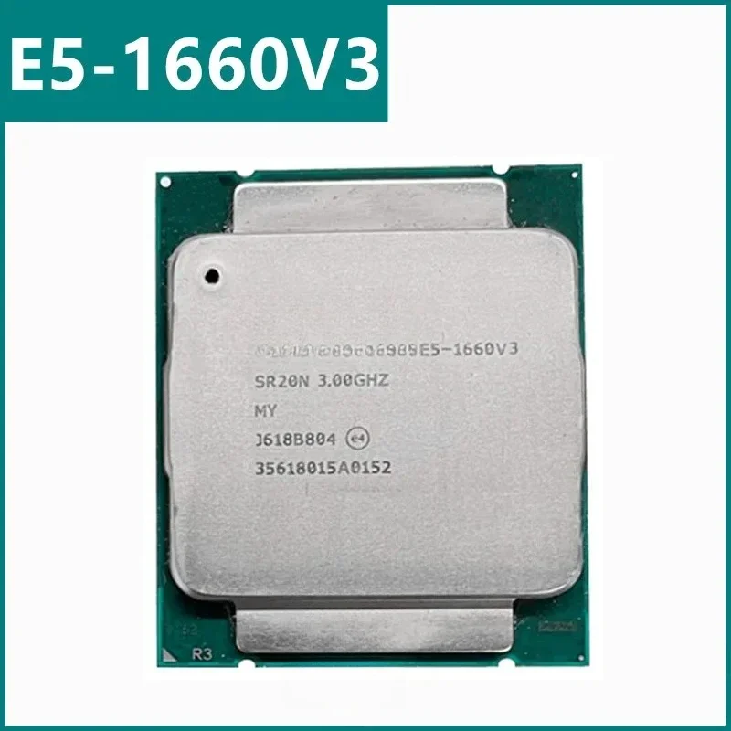 E5-1660V3 8s 16Threads 3.0Ghz 20MB 140W CPU LGA2011-3 For X99 E5 1660V3