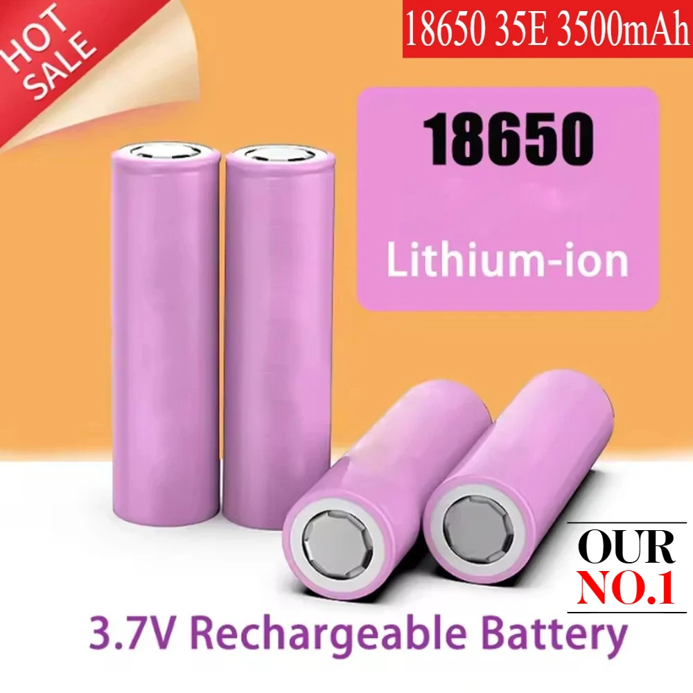 

NEW High - Performance 35E Original power 18650 Lithium Battery 3500mAh 3.7v 20A high power INR18650 For electrical Tools