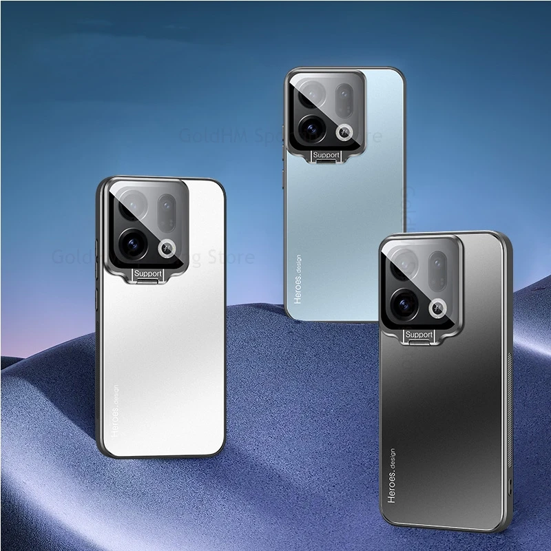 Invisible Bracket Flip Lens Kickstand Case For OPPO Find X9 X8 Pro For Magsafe Magnetic Cover Find X8 X7 Ultra X8S Plus X6 X9Pro