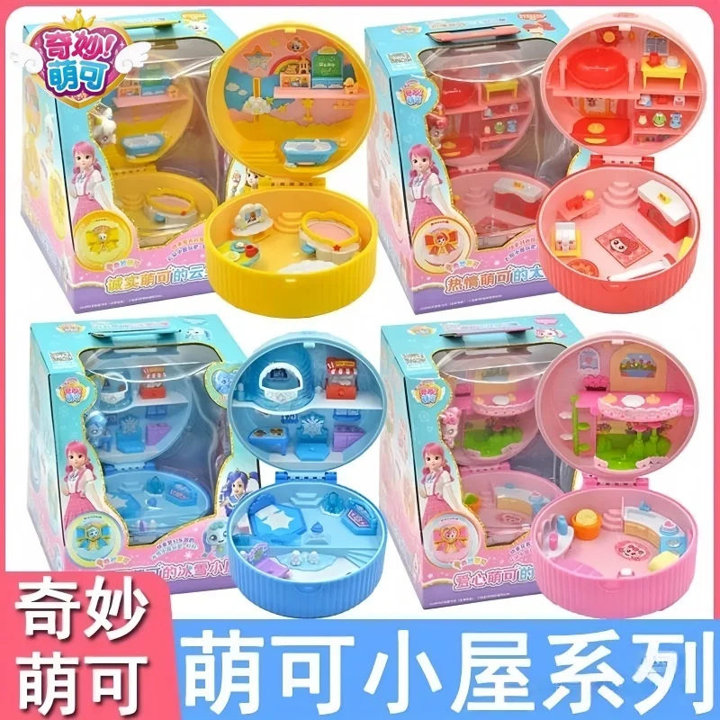 

New Genuine In Stock Catch Teenieping Flower House Princess Castle Ice And Snow Series Cartoon Cute Toy Trendy Kid Birthday Gift