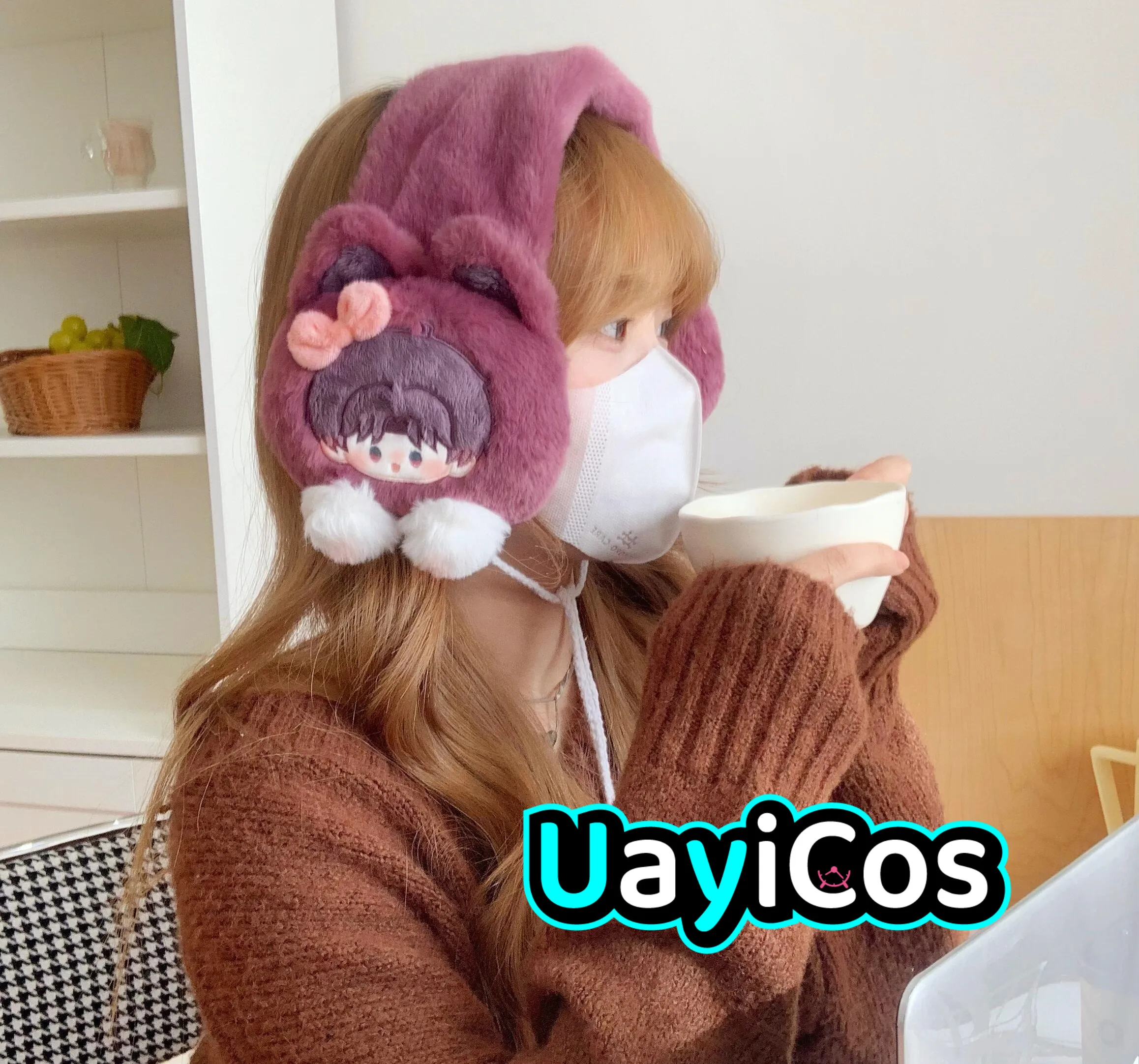 

Earmuffs Love and Deepspace Sylus Rafayel Zayne Xavier Windproof Ear Muffs Outdoor Ear Cover Warm Winter Earflaps Anime Game Ki