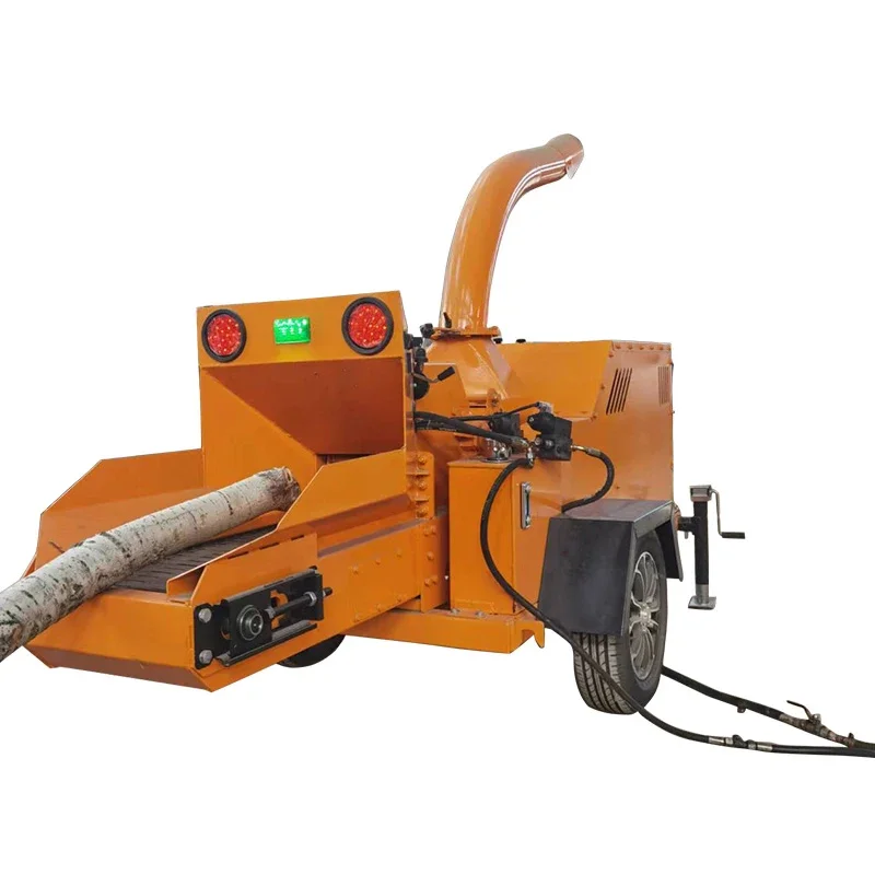 Branch Crusher Wood Chipper with CE Factory Direct Durable Wood Shredder Trituradora De Ramas De Arbol 2024