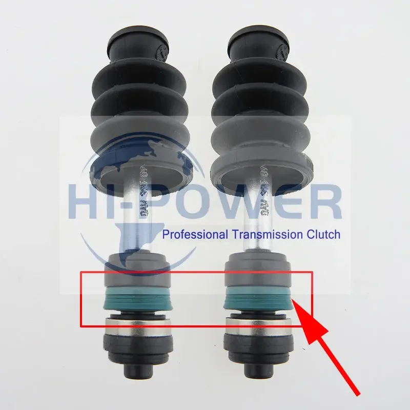 2 pcs 0AM DSG DQ200 Automatic Transmission Push Rod Piston Green Rubber For VW AUDI SKODA SEAT 7 SPEED Seal Ring