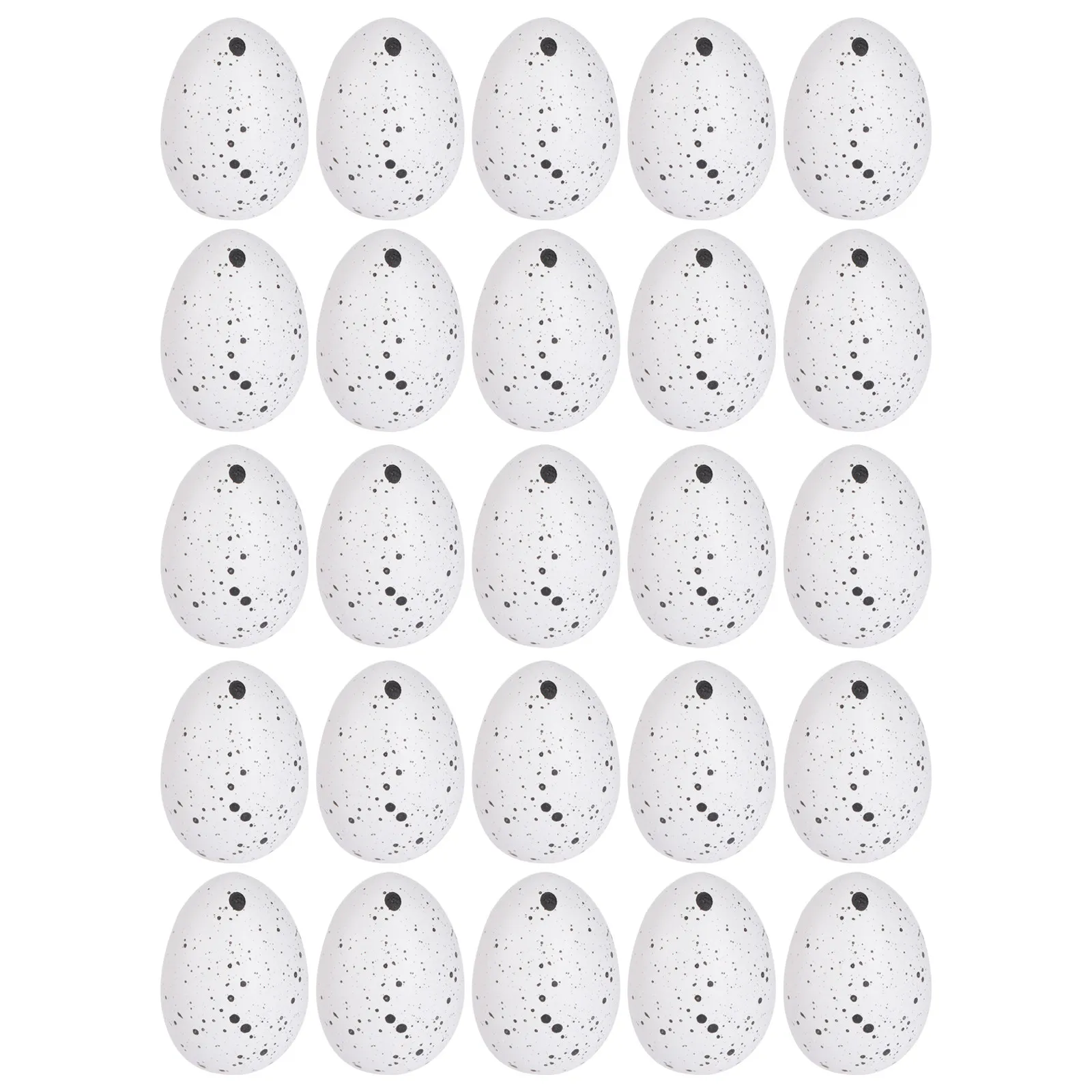 50Pcs Premium Plastic Easter Egg Lifelike Colored Simulation Egg for Easter Decoration Party Supply Family Fun Kindergarten