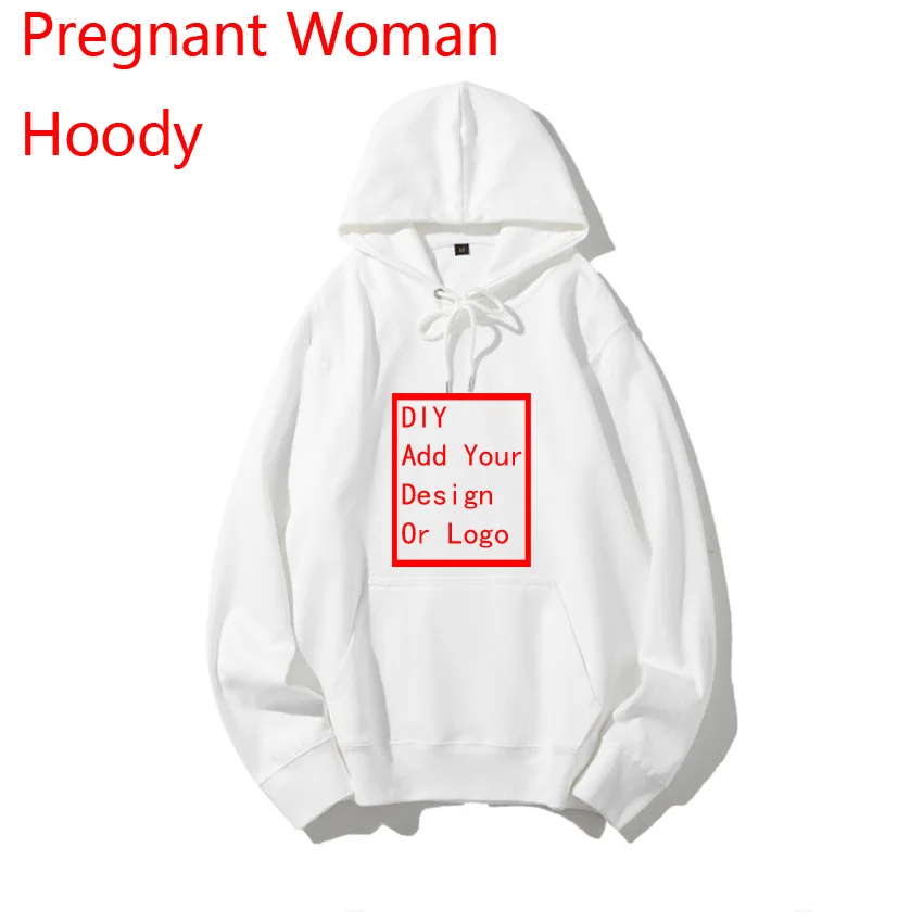 Hoodie wanita hamil bintang lima runcing Hoodie wanita Bersalin musim semi musim gugur Hoodie wanita disesuaikan Tambahkan foto Anda ide keren DIY