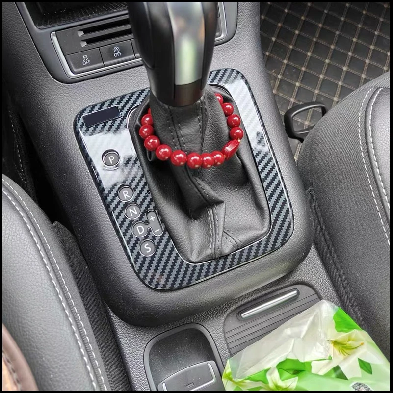 

Car Styling For VW Tiguan 2010-2015 Gear Shift Panel Water Cup Holder Decoration Cover Trim Strips Auto Parts Accessories