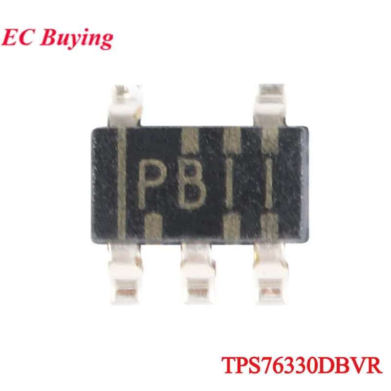 5pcs/lot TPS76330 TPS76330DBVR TPS76330D TPS76330DBV PBII PB11 SOT23-5 150mA Low Dropout Linear Voltage Regulator Chip IC