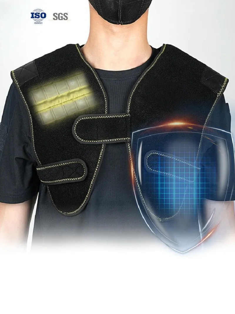 Stay Protected SGS Level 5 Anti Stab Shoulder Guard Pads Cut Resistant Puncture Proof Armor for Security Outdoor Tactical