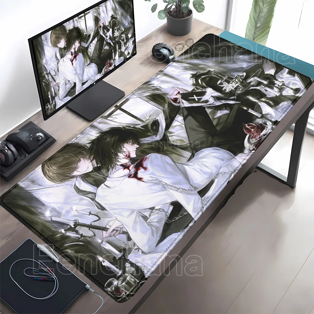 Misa Amane Light Yagami Death Note Nonslip HD printing Anime Mousepad PC Computer Mouse Pad Gaming E-sports Keyboard XXL DeskMat