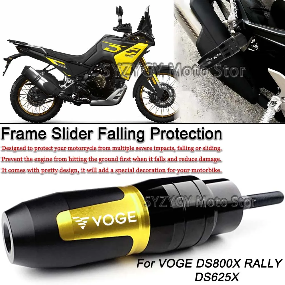 

For Voge DS800X Rally ds625x Motorcycle CNC Accessoires Falling protection Exhaust Slider Crash