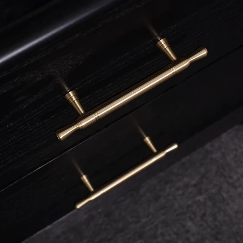 التجزئة بالجملة التوفير السائبة حجم طويل الذهبي دولاب مقبض النحاس المطبخ مقبض الباب الأثاث درج سحب الأجهزة Pu