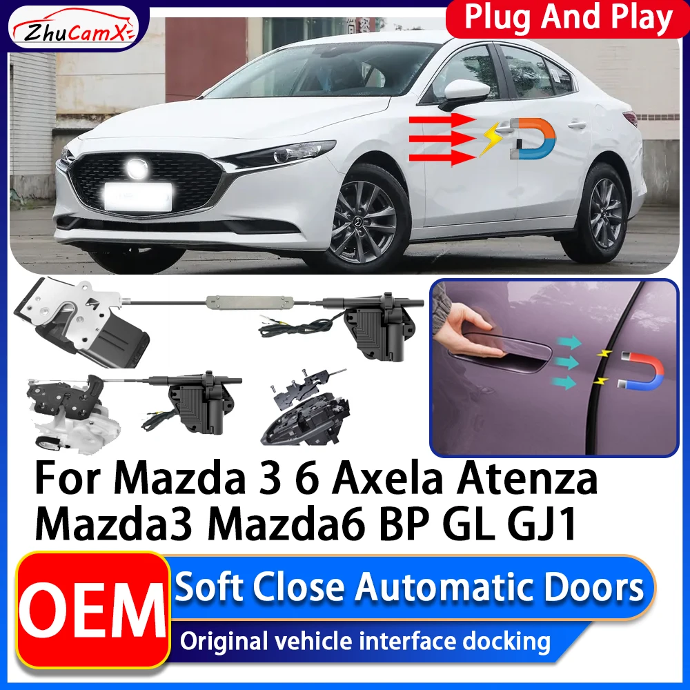 

OEM Electric Suction Power Soft Close Car Door Automatic Door Closing System For Mazda 3 6 Axela Atenza Mazda3 Mazda6 BP GL GJ1