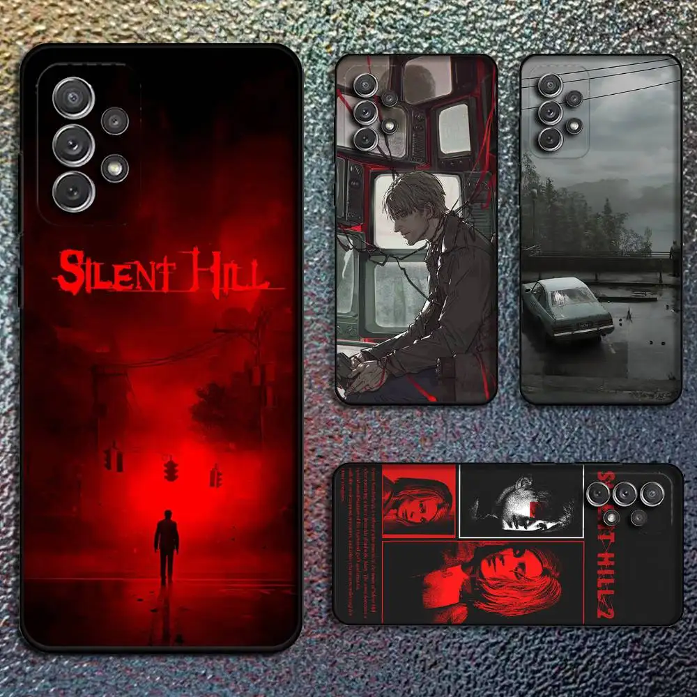 

Game S-Silent Hill 2 Phone Case For Samsung S 9,10,21,30,22,23,24,25,Ultra,Plus,Lite,FE,4,5G Black Soft Case