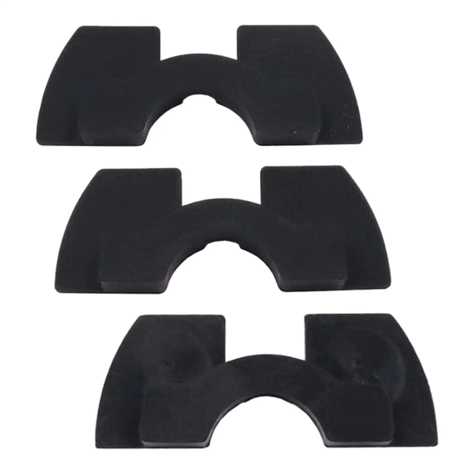 2-6pack 3x Electric Scooter Rubber Damping Pad Accessories for Xiaomi M365 black