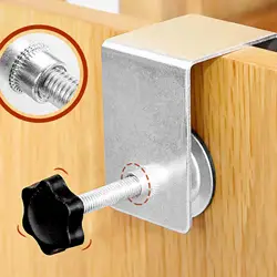 Drawer Fixing Clip Adjustable Fixator Table Mount Holder Woodworking Clamp Device for Furniture Tables Woodwork Household Desk