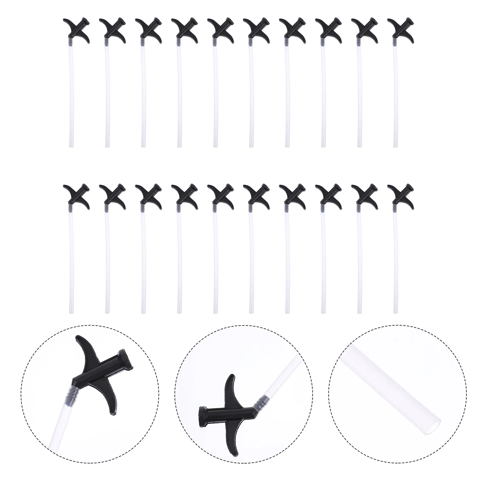 

50 Pcs Replacement Foam Tube Caulking Plastic Nozzle Beauty Seam Beautiful Practical