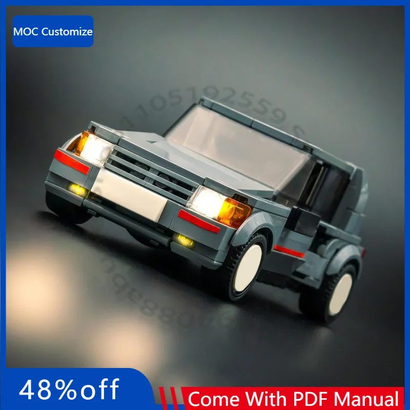 360 PCS Speed Hypercar 205 Turbo 16 MOC Customize Modular Building Block Technology Simple Model Popular DIY Festival Toy Gift