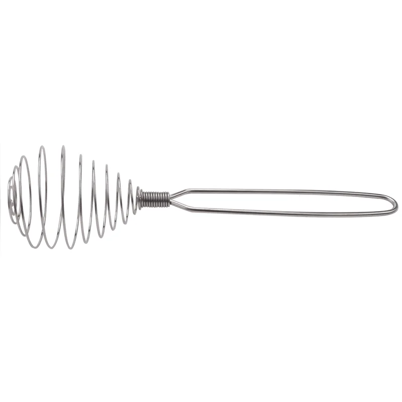 Spring Coil Wire Whisk Hand Mixer Blender Egg Beater Stainless Steel Tool image 5