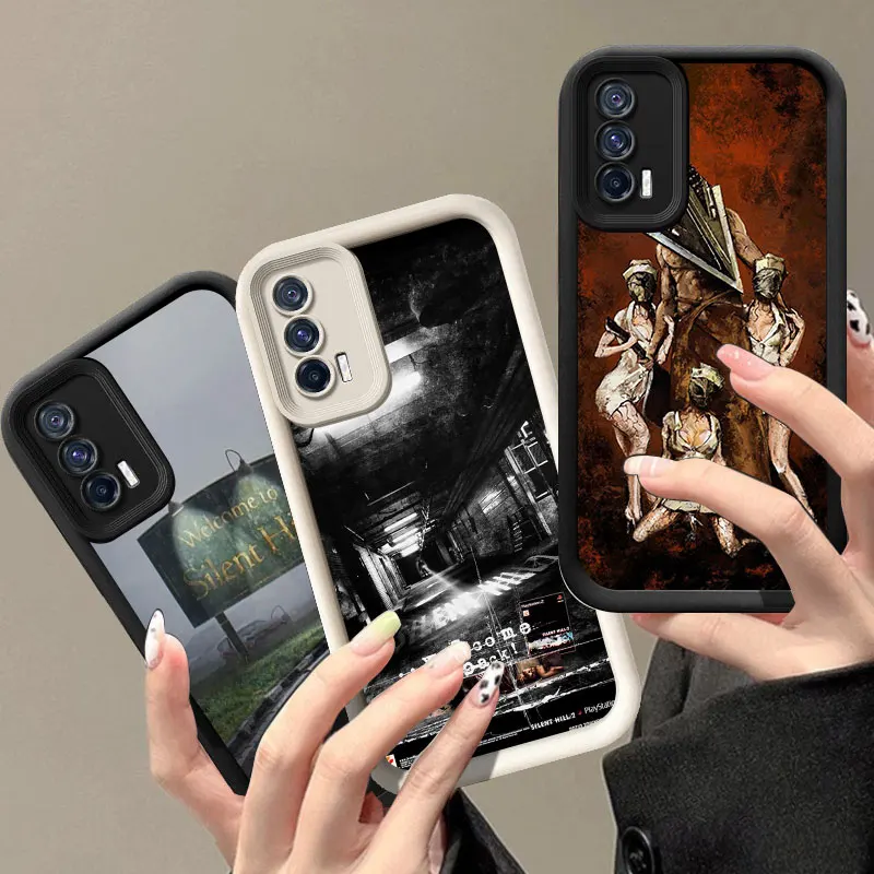 Horror Silent Hill Phone Case For VIVO V30 X80 X90 X100 Pro V29 V40 Y100 Y02 Y17 Y22 Y76 S Y03 Y21 Y27 Y28 Y35 Y36 Y72 Y75 Y78