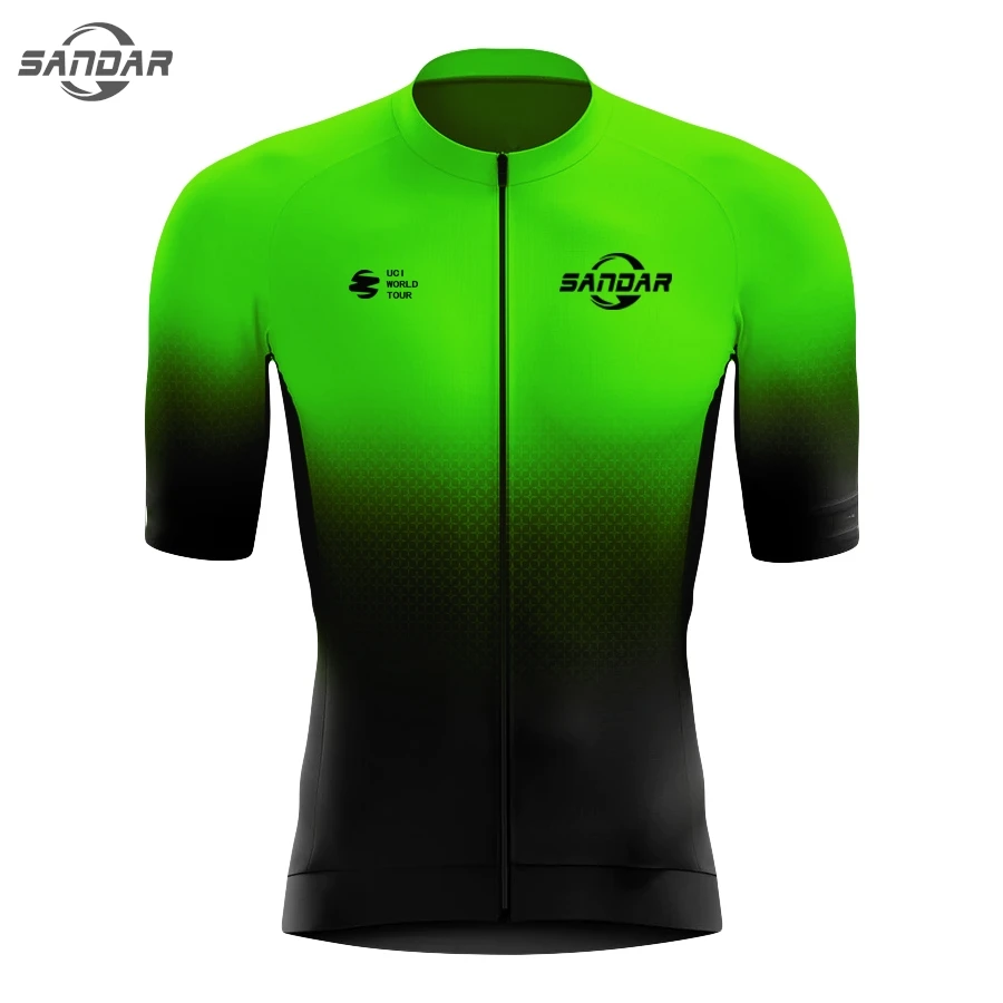 2025 SANDAR Cycling Jersey 5 Colour Cycling Racing Tops Short Sleeve Bike Jersey Road Cycling Shirts Summer Bicycle Jerseys