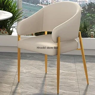 Gold Living Room Chairs Accent RelaxWhite Luxury Designer Dining Room Chair Nordic Chaises De Bureau Room Furniture MQ50KT