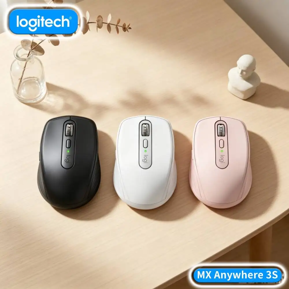 Wireless MX Anywhere 3S - 8000 DPI, MagSpeed Scroll, Anti-Slip, Great for Toy Co-working Space & Shared Desk