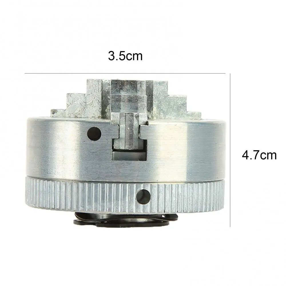 Z011 Mini Metal Lathe Chuck Zinc Alloy 3-Jaw Self-Centering Drill Chuck Clamping Tools Accessory for Mini Lathe Machine Tool