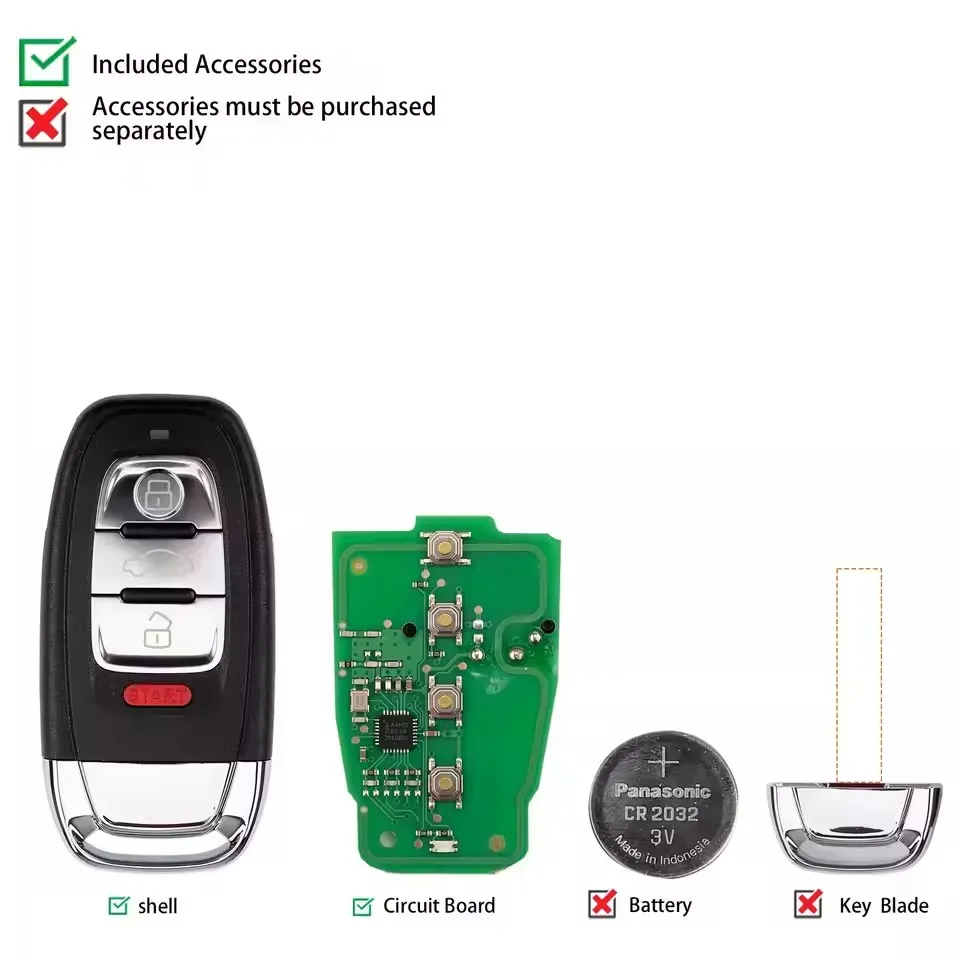 1 Piece KEYDIY ZB01 Smart Universal Remote Key KD 4 Buttons for Audi Type or KD900/KD-X2/KD MINI Key Programmer view 4