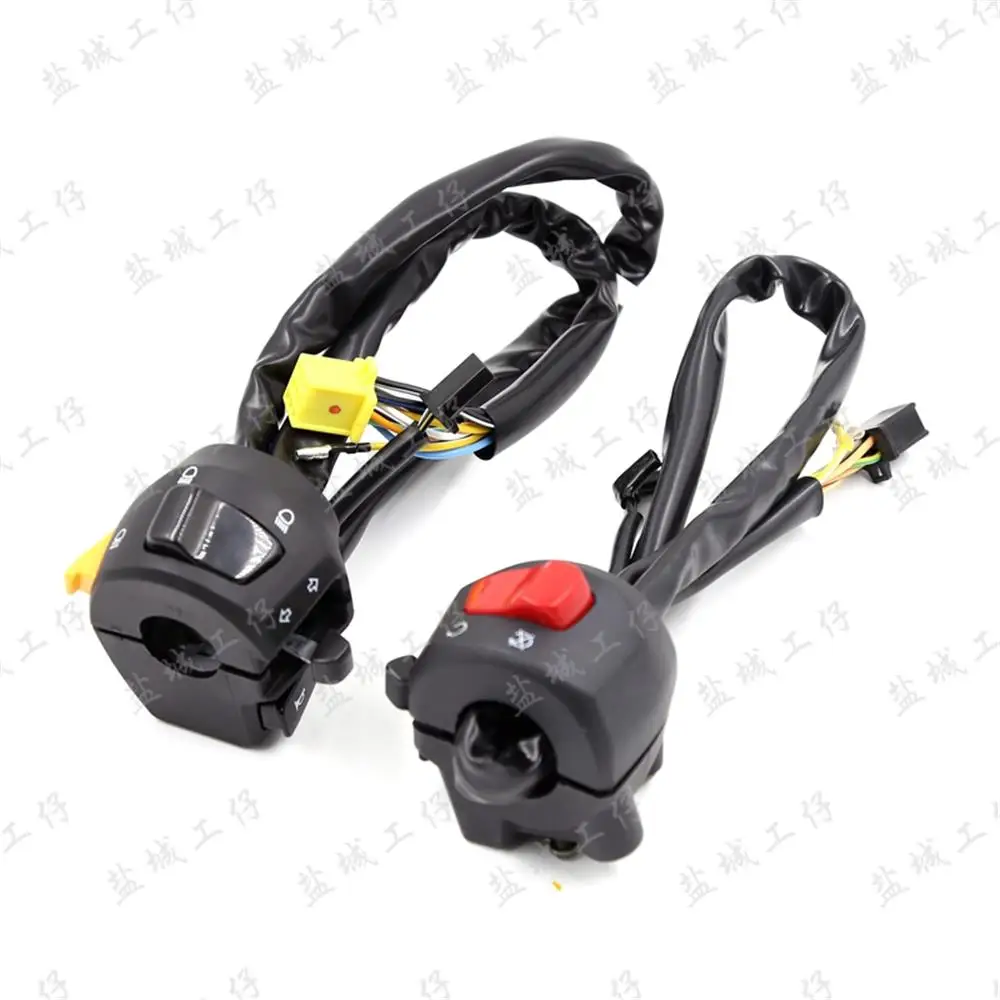 Motorcycle Left and Right Handlebar Control Switch Horn Start Switch For Suzuki GZ150-A GZ 150cc Original aftermarket parts