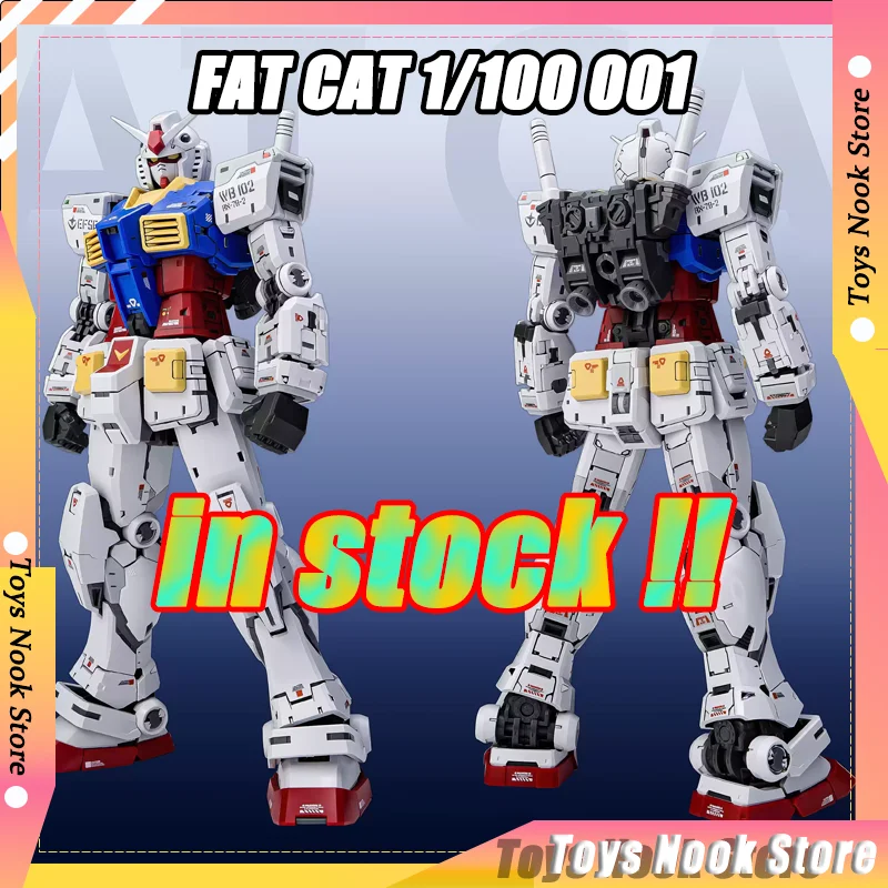 

В наличии модель FAT CAT MG 1/100 RX-78-2 001, переиздание версии 2,0, фигурка, оригинальный мобильный костюм, наборы моделей в сборе, игрушки, подарки