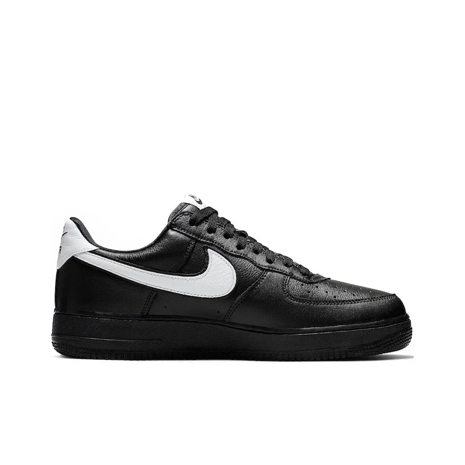 Nike Air Force 1 Low Black White Swoosh Casual Retro Sneakers For Men & Women CQ0492-001