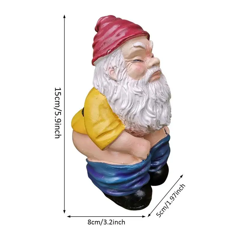 Забавные садовые гномы, уличные статуи, забавная комнатная и уличная Милая скульптура, уличный декор для внутреннего двора, Ландшафтные украшения, подарки
