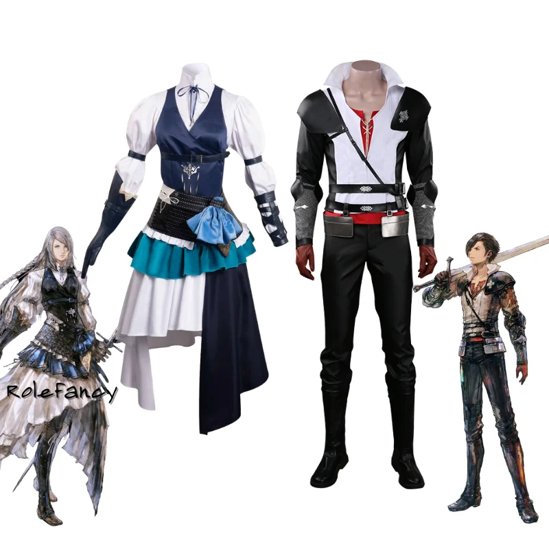 

Final Fantasy FF16 Clive Rosfield Cosplay Uniform Jill Warrick Dress Costume Fantasia Outfits Halloween Party Role Disguise Suit