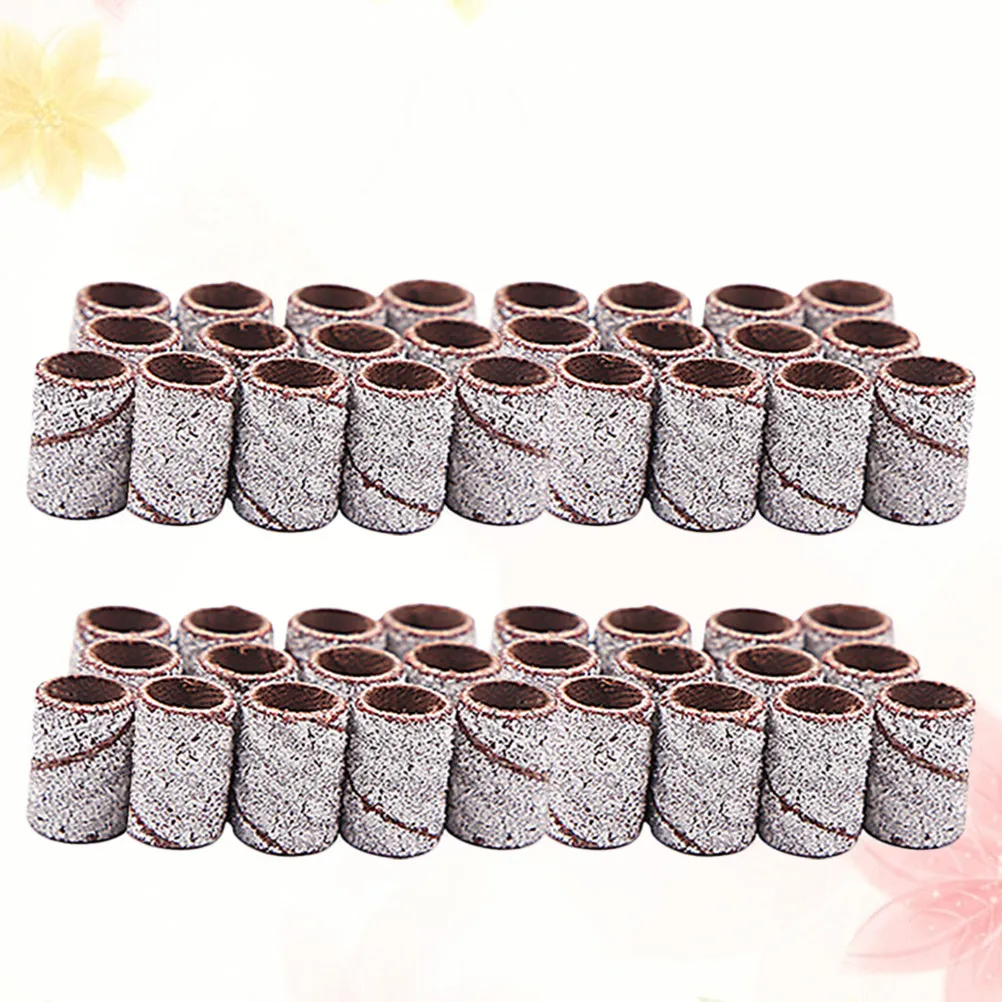 

100Pcs Nail Sanding Bands Professional Grinding Head Polisher Manicure Pedicure Nail Drill Accessories Gel Polish Remover