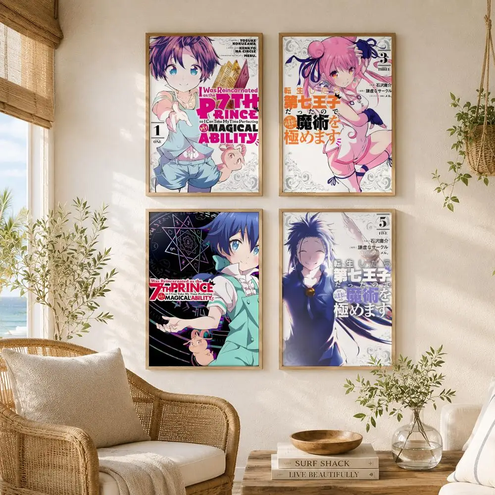 I-I Was Reincarnated as the 7th Prince Poster Versatile HD Waterproof Wall Art Self-Adhesive Decor for Any Space Ideal Gift