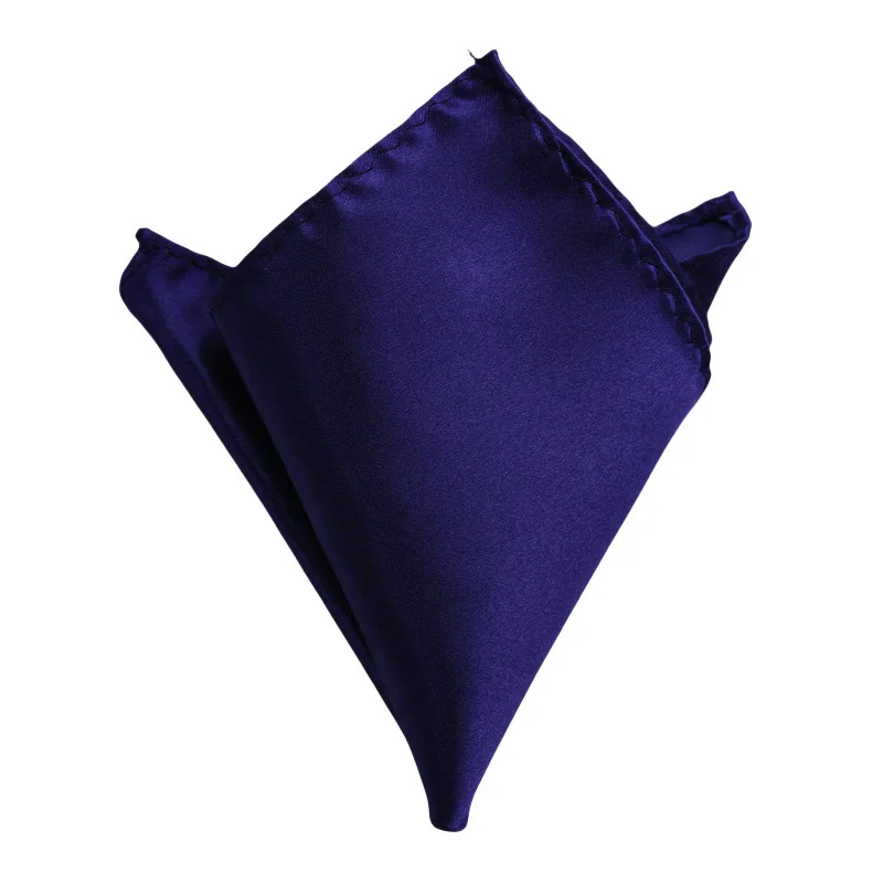1Pcs Fashion Suit Party Plain Men Pocket for Wedding Dress Party Square Solid Hanky Handkerchief Pocket Square Silk Hanky