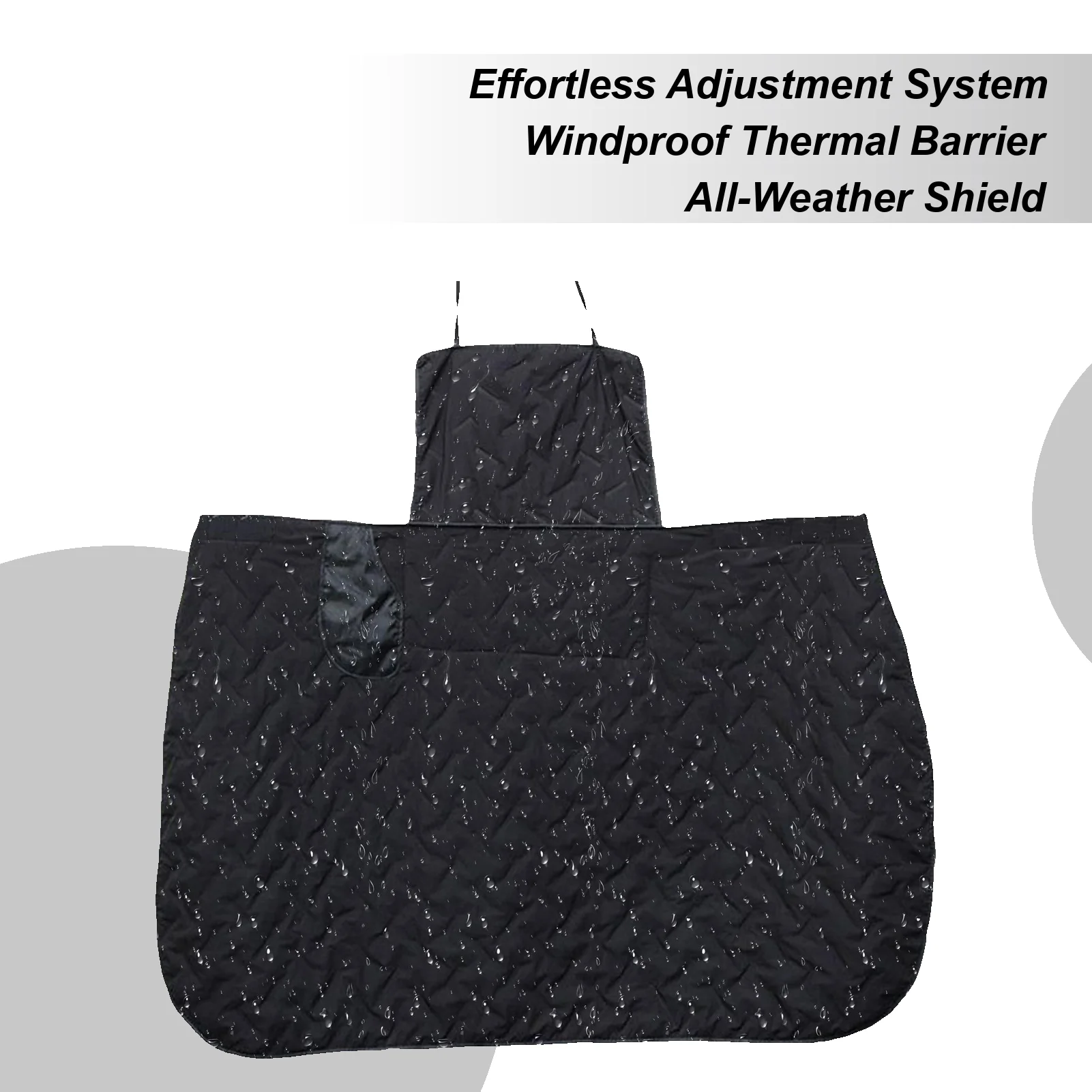 

Теплый чехол для ног скутера, зимняя теплая водонепроницаемая защита для ног, мотоциклетное одеяло для колена, фартук для зимнего вождения, снежный день, грязь