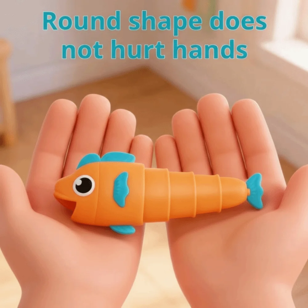 Extendable Design Fishing Master Table Cartoon Style Stretchable Body Educational Puzzle Toy Children Gits