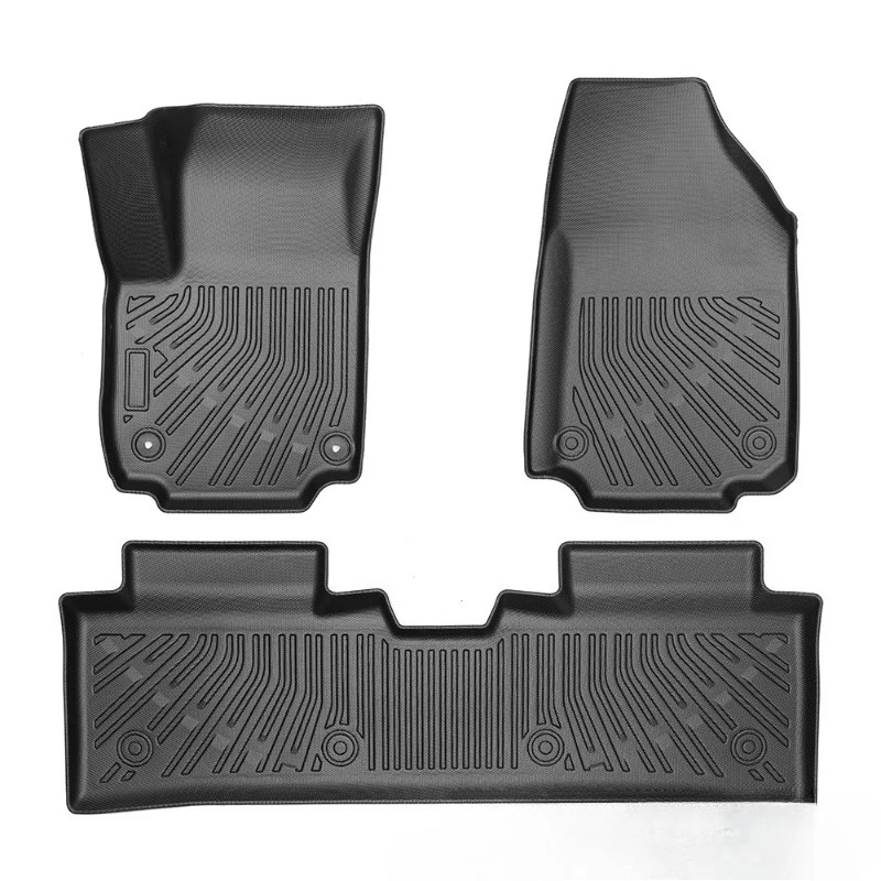 For Equinox 2025 Gas TPE 3D All Weather Floor Mats & Trunk Liner Waterproof Car Cargo Mat