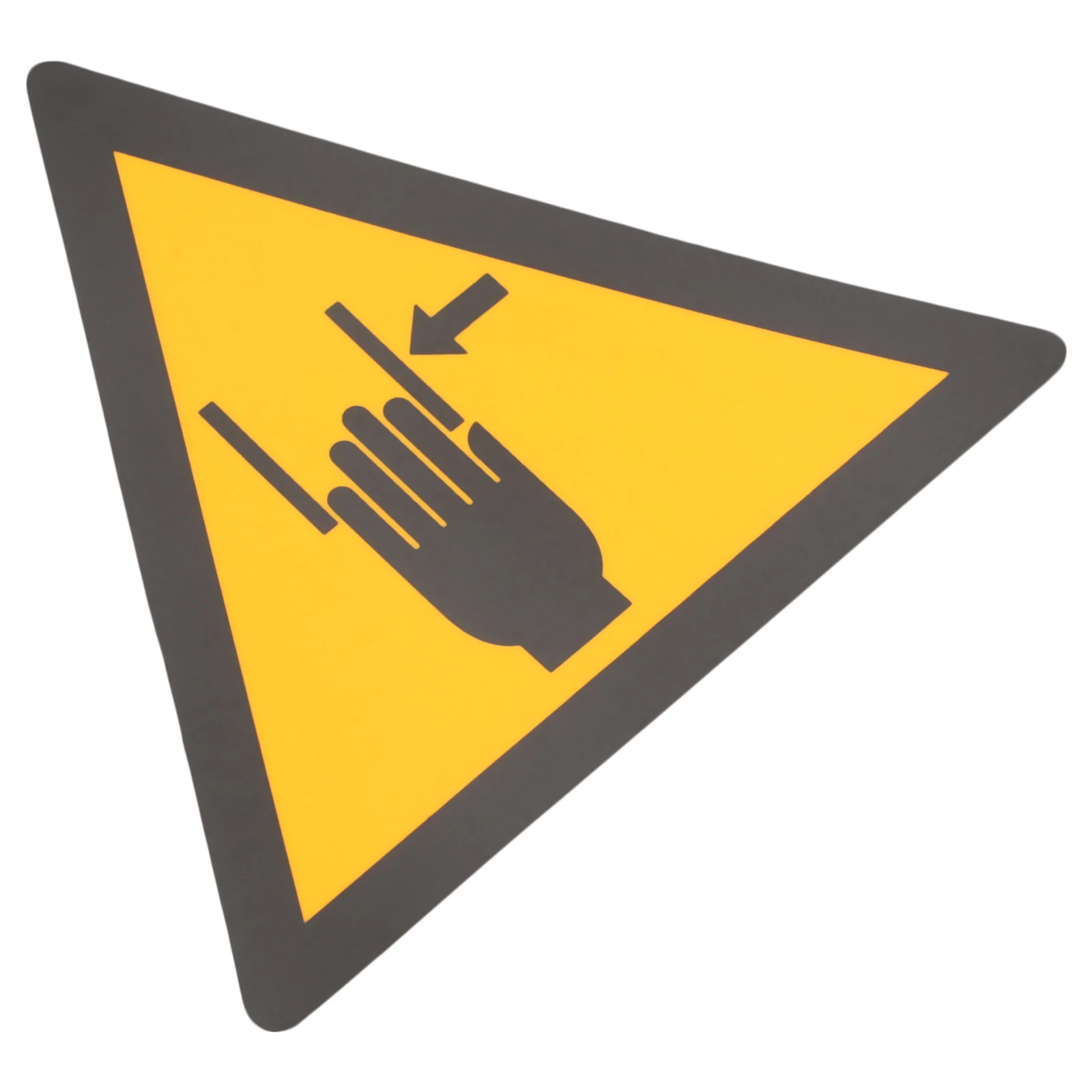 Hand Crushing Warning Sign Safety Identification Sticker Adhesive Label For Factory Construction Sites Traffic Safety