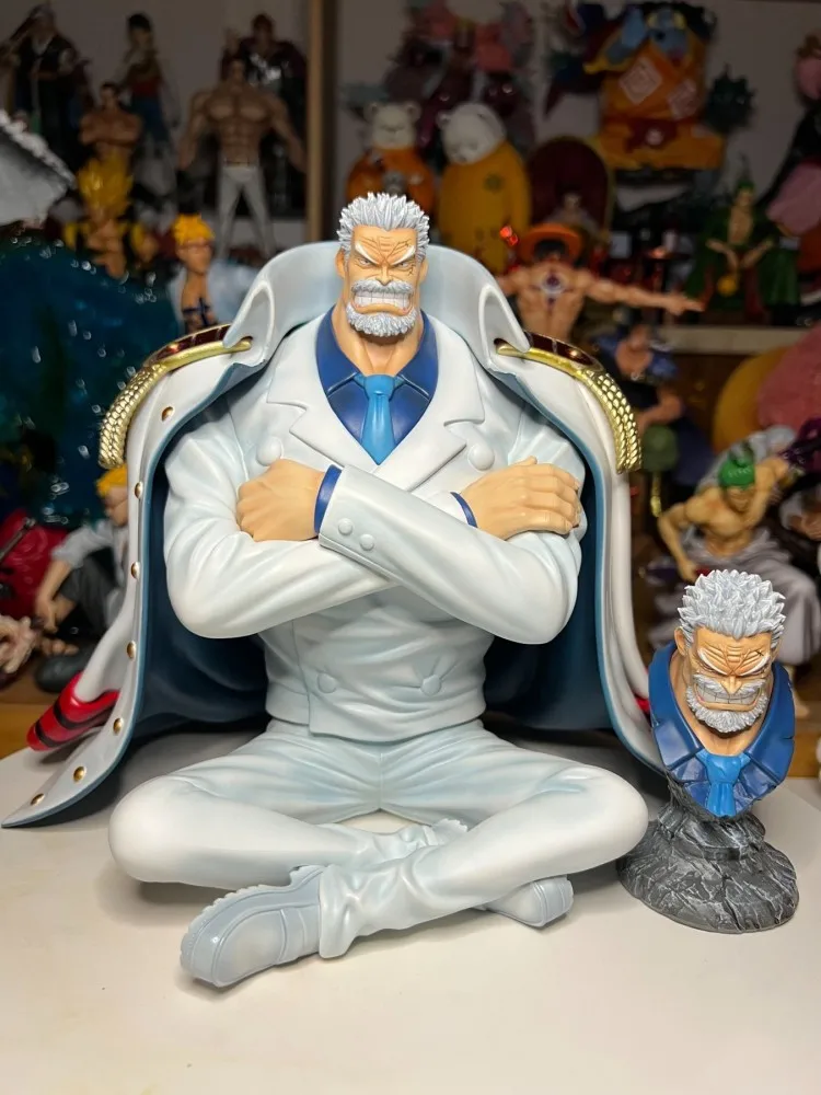 

Japanese 21cm One Piece Anime Figure Anan Sitting D.kapu Pvc Double Head Sculpture Collection Edition Sculpture Handmade Model